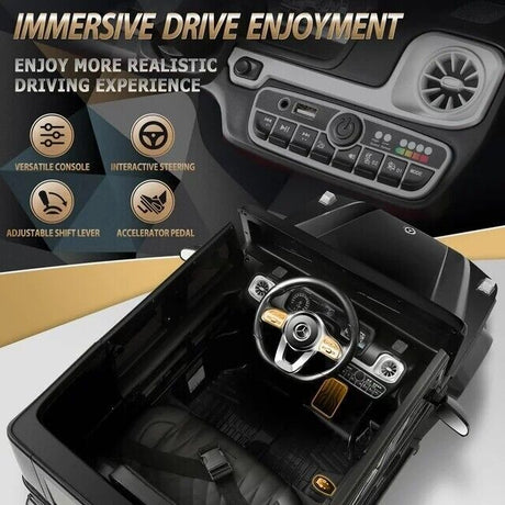 12V Licensed Mercedes-Benz G500 Electric Car Toy with Remote Control for Kids