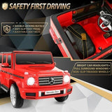 Licensed Mercedes Benz G500 4WD Electric Ride-On Car for Kids with Parental Remote Control