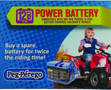 12V Official Battery for Peg Perego Ride-On Vehicles
