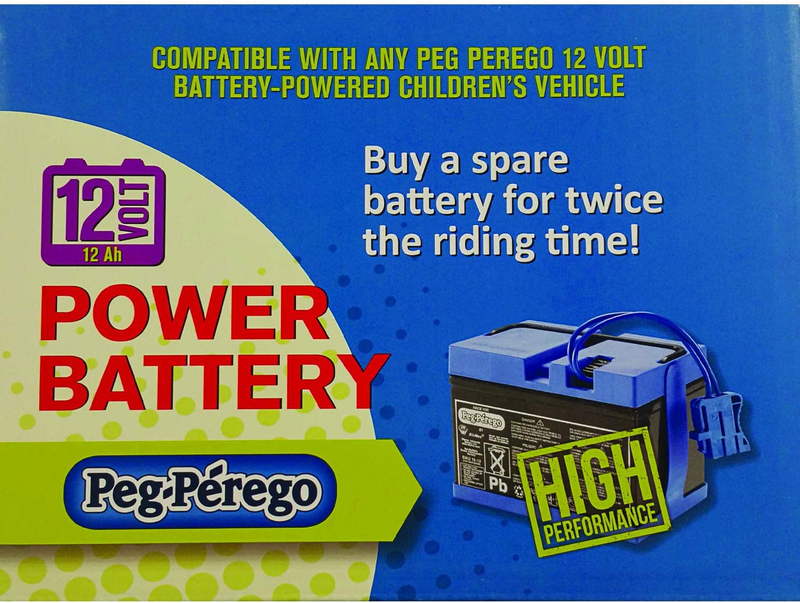 12V Official Battery for Peg Perego Ride-On Vehicles