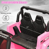12V Pink Electric Jeep Truck for Kids with 2.4G Remote Control