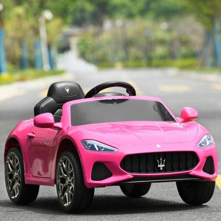 12V Pink Ride On Car for Kids with Remote Control, Lights, and Music - Perfect Gift for Toddlers