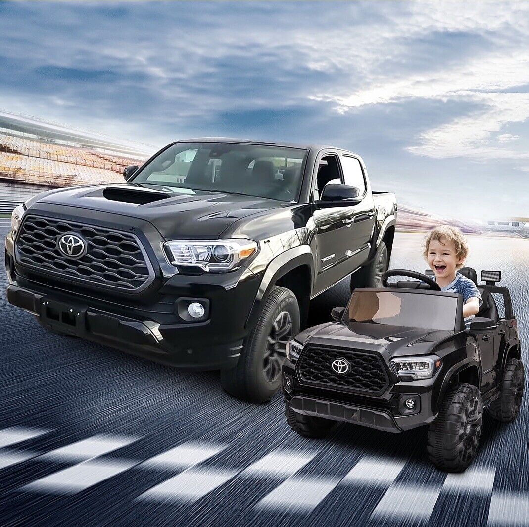 12V Powered Toyota Tacoma Ride-On Car for Boys with Remote Control