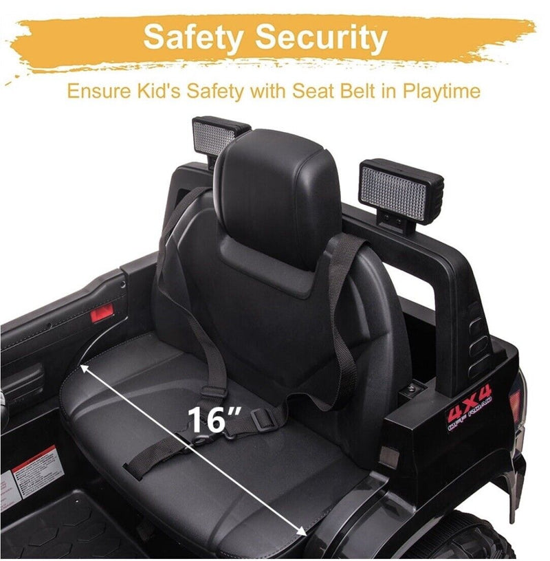 12V Powered Toyota Tacoma Ride-On Car for Boys with Remote Control