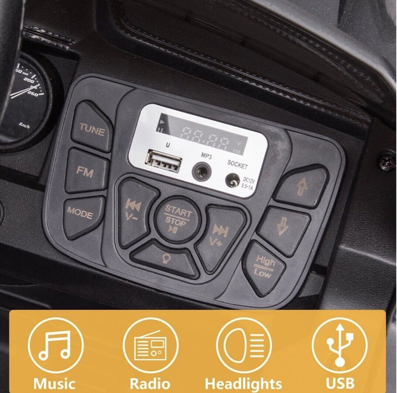 12V Powered Toyota Tacoma Ride-On Car for Boys with Remote Control