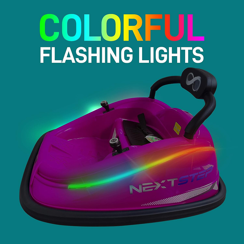 12V Rechargeable Electric Bumper Car for Kids - Battery Powered Ride on Vehicle