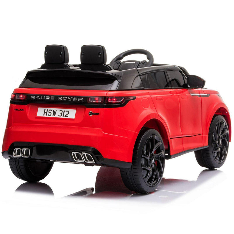 12V Red Land Rover Ride-On Car for Kids with Parental Remote Control - Supports up to 66 lbs