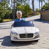 Exp 12 6V Battery Operated Toy Car Ride On with Remote Control - Kids Bentley Style