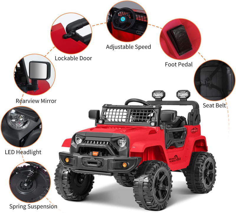 12V Remote Control Electric Truck: The Ultimate Ride-On Experience!