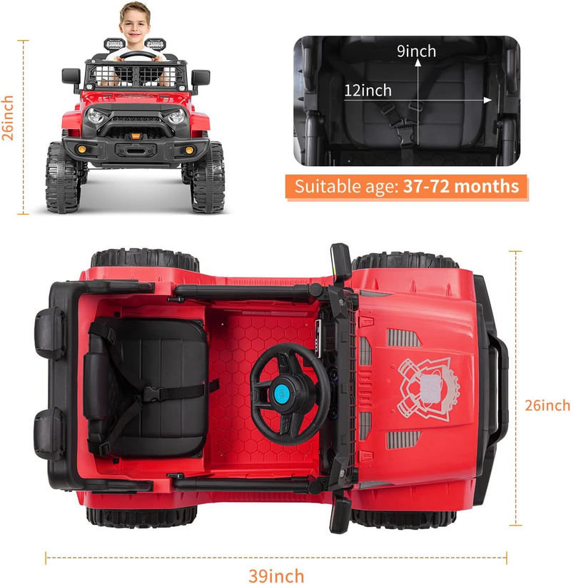 12V Remote Control Electric Truck: The Ultimate Ride-On Experience!