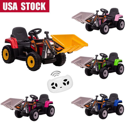 12V Remote Control Excavator Ride-On Toy for Kids - Perfect Christmas Gift!