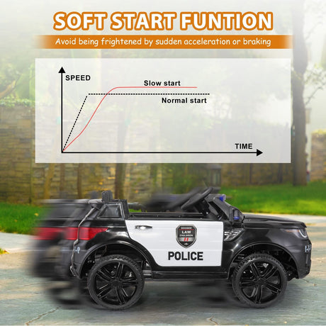 12V Remote Control Police Ride On Car for Kids Ages 3-5 Years - Perfect for Toddler Boys