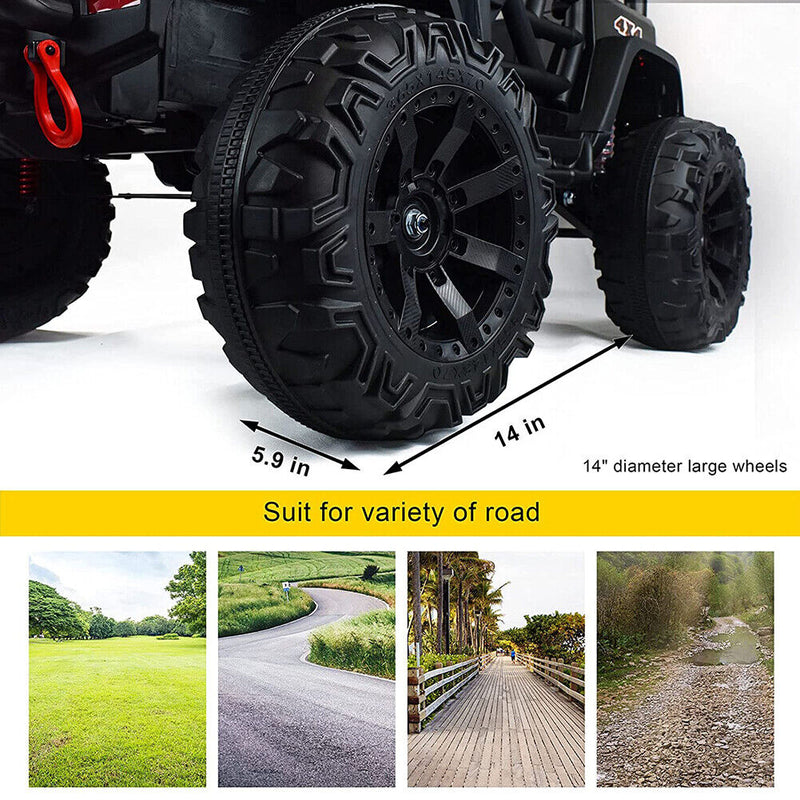 12V Remote Control Ride On Car Truck for Kids with Battery Electric Power