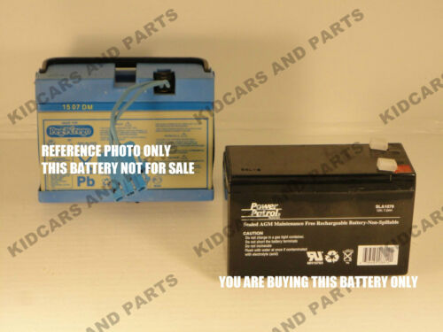 12V Slim Battery Replacement for Peg Perego - No Wires or Plugs Needed!