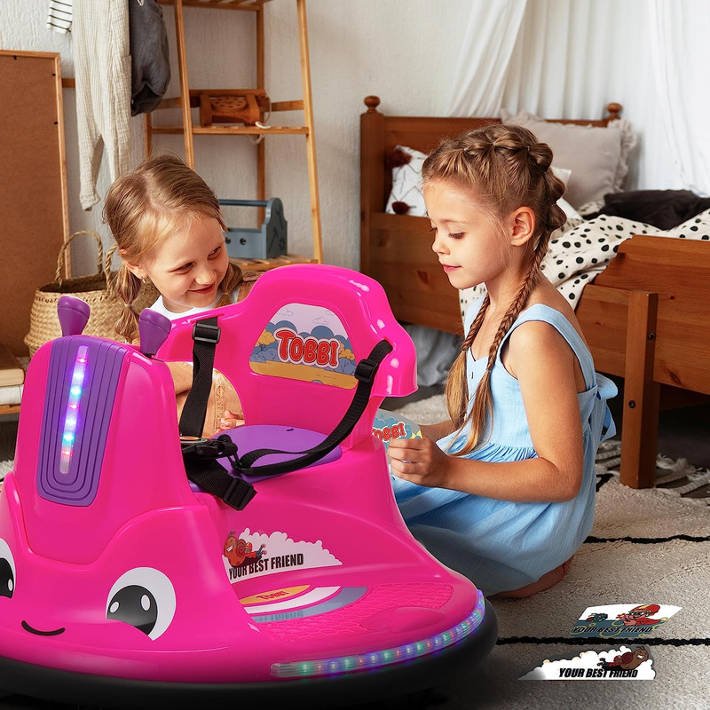 12V Snail Shaped Electric Ride-On Toy for Toddlers with Remote Control