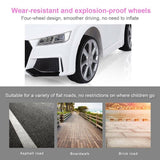12V White Electric Ride-On Car for Kids with Remote Control and Music