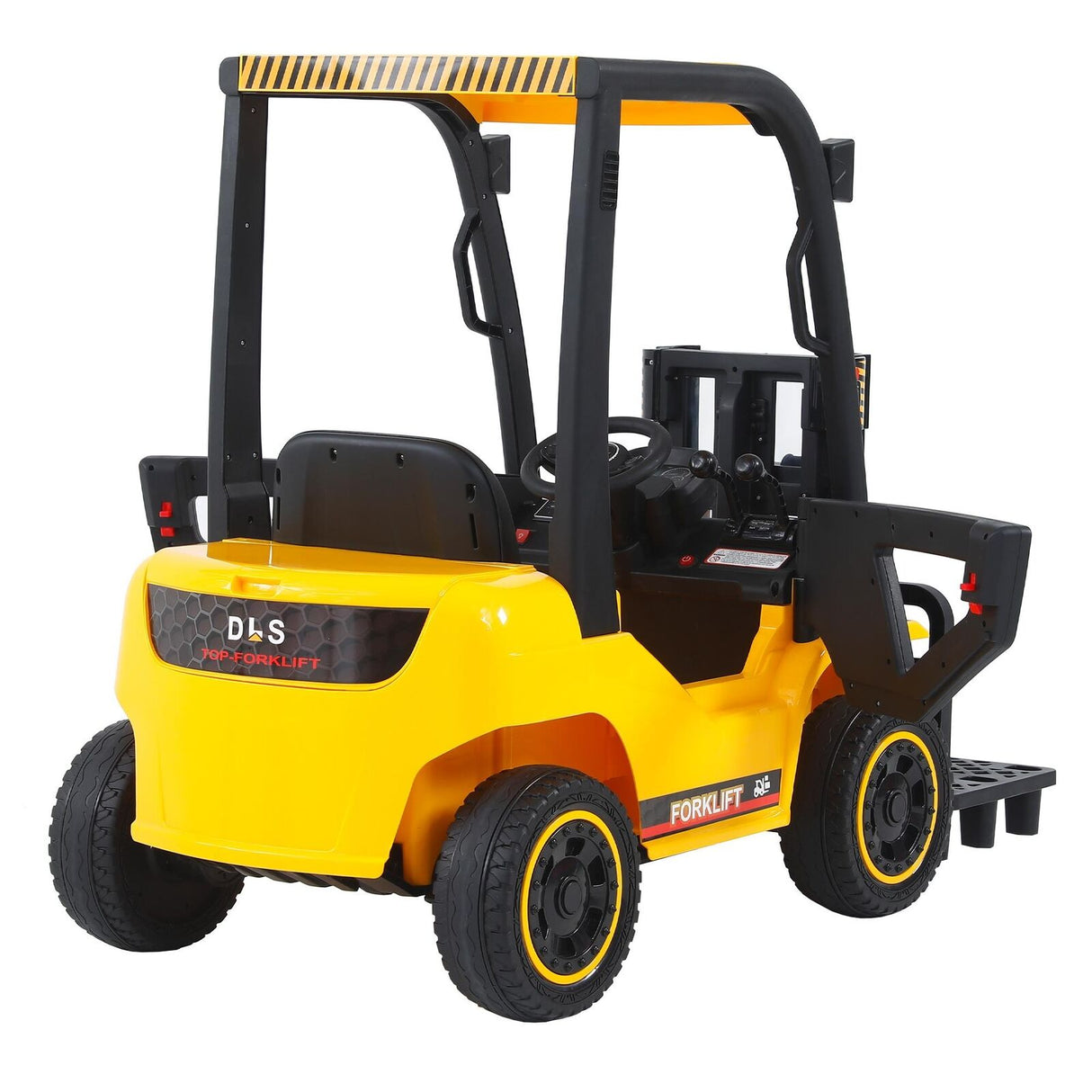 12V7A Electric Ride-on Car for Kids with Lifting Rod and Forklift Feature - Perfect Gift for Children