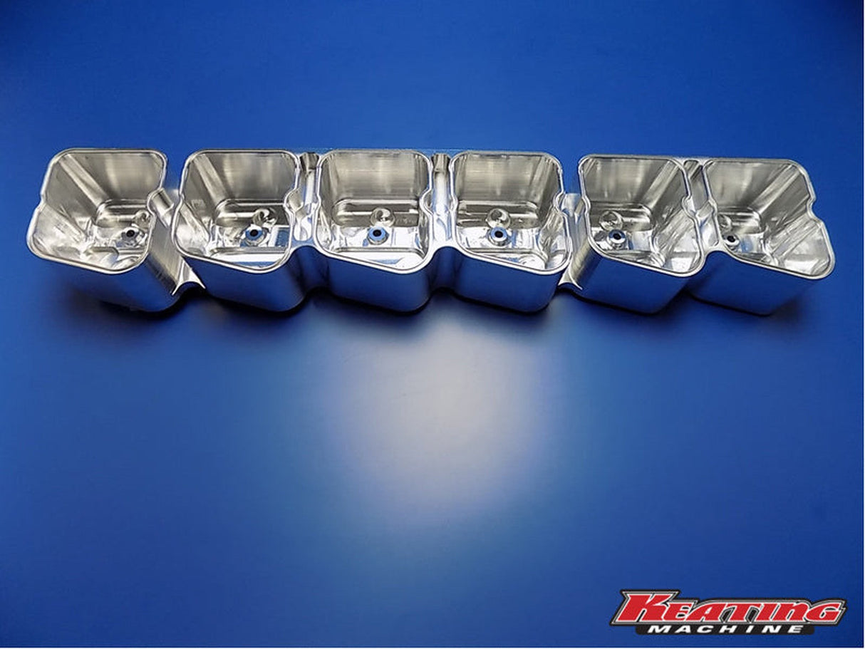 Keating Machine Billet Valve Cover, Notched For Stock Lines, 1994-1998.5 Dodge Ram 5.9L Cummins, 12V Keating Machine