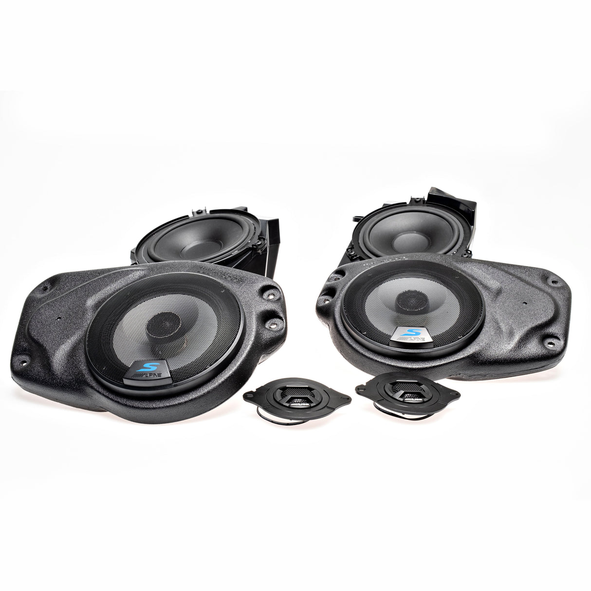 Alpine Plug & Play Full Speaker S65 Upgrade Bundle   | '18-'23 JL Wrangler/ '20-'23 JT Gladiator