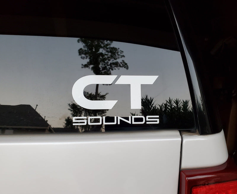 (2) Pack of CT Sounds Decals CT Sounds
