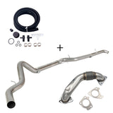 TruckTok 2007.5-2010 6.6L Duramax LMM 4"/5"  Dp-back DPF pipe & EGR delete kit TruckTok