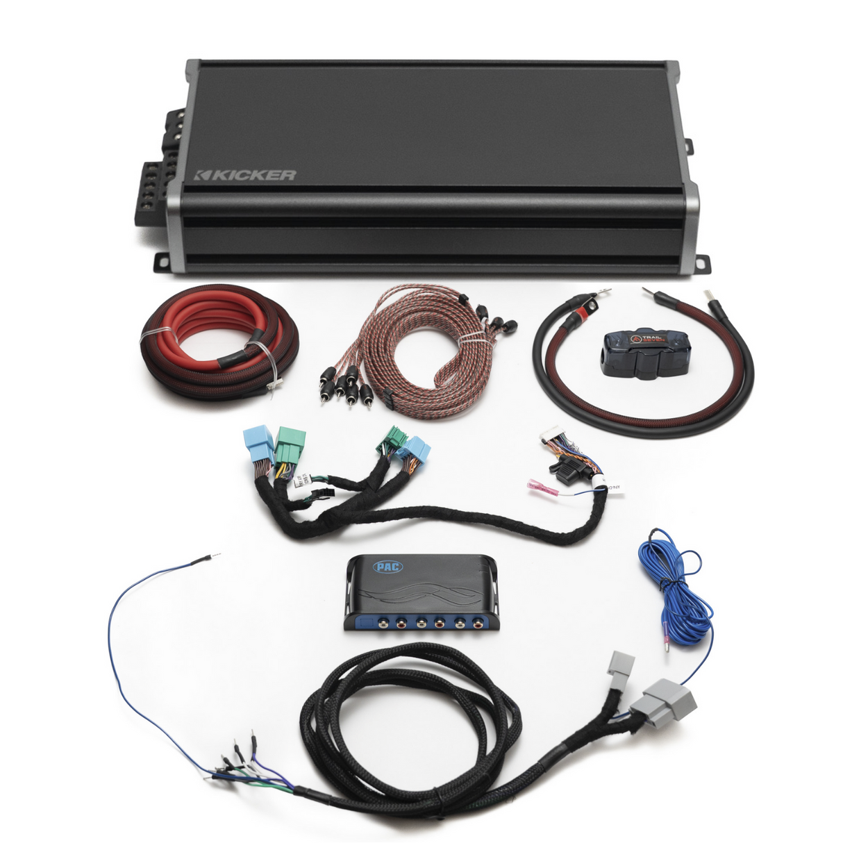 Kicker 5-Channel Plug & Play CX Amp Bundle Upgrade | '24 - Current JL Wrangler/ '24 - Current JT Gladiator
