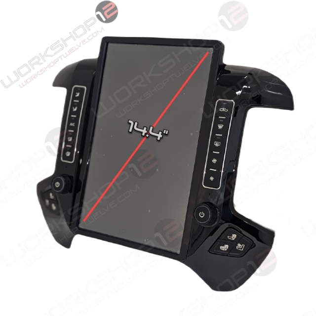 GMC Sierra 2014-2018 14.4" Workshop 12 Tesla-Style Screen Workshop 12