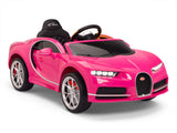 Bugatti Battery Powered RC Ride On Car W/Magic Cars® Wireless Parental Control