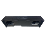 Dual 12" Down Fire Box for Chevy Silverado / GMC Sierra Crew Cab 19-25 Moon Car Stereo