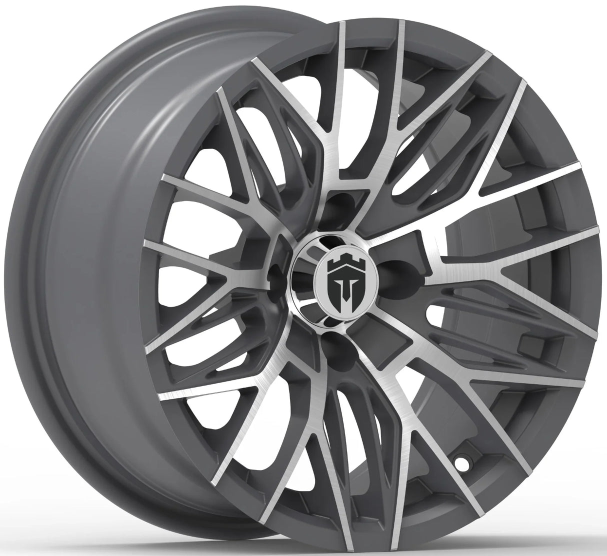 Empire 14x7 Diablo DGRY Wheel & X Comp H/T Tire Package