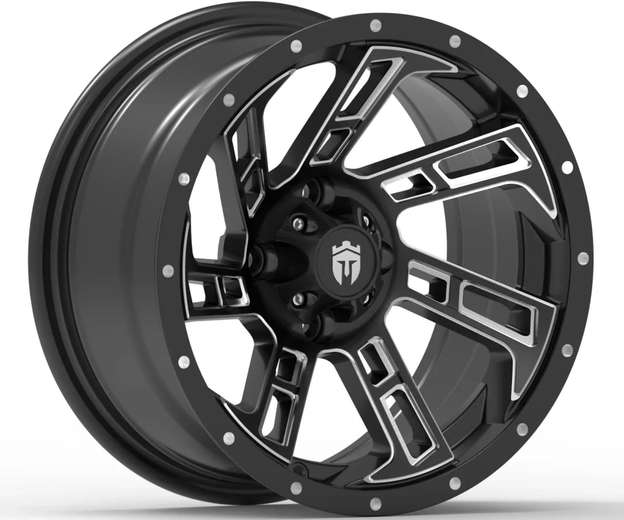 Empire 14" Hook HK2 Wheel with X Comp Golf A/T Tire Package