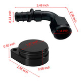 TruckTok 2011-2023 6.7L Ford Powerstroke CCV PCV Reroute Engine Ventilation Kit(No tube) TruckTok
