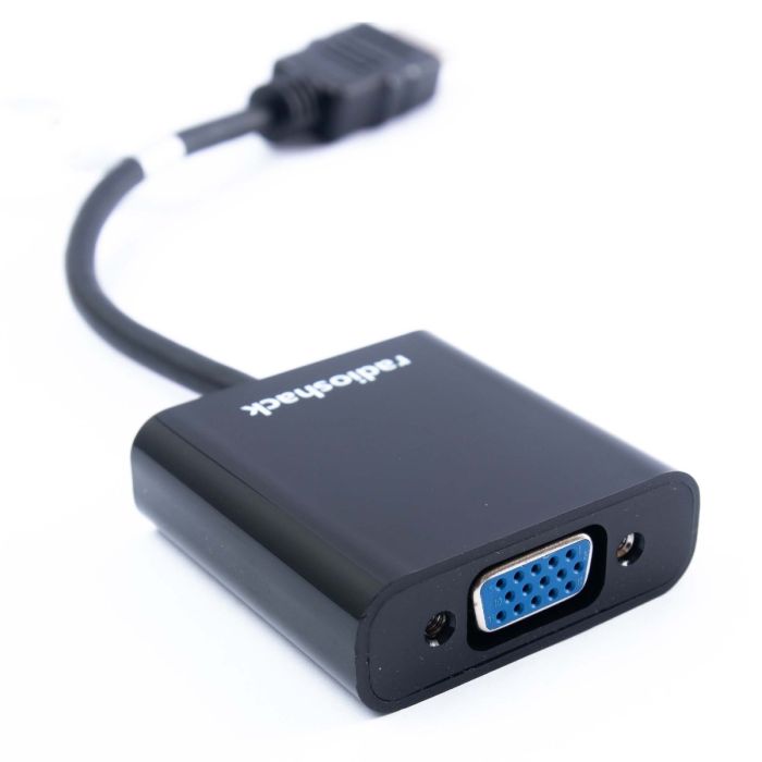 RadioShack HDMI to VGA Adapter 1503200 0.25 ft Black Radio Shack