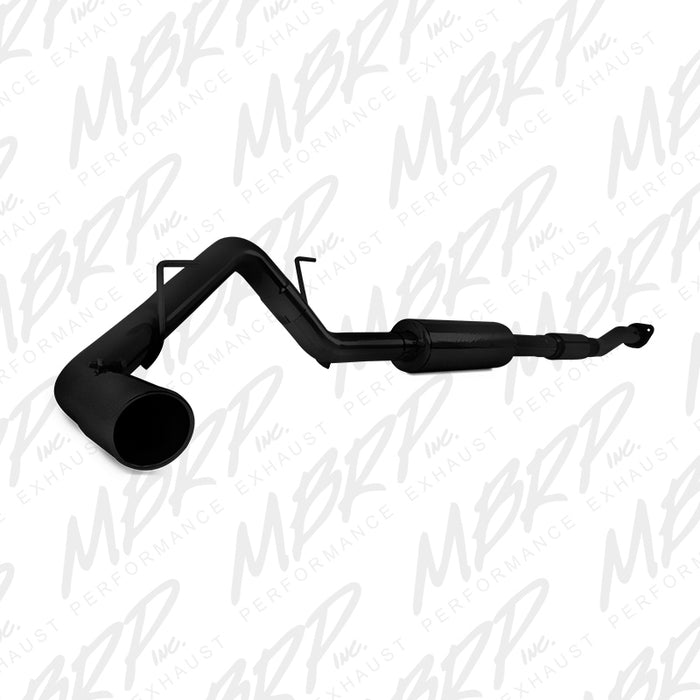 Système d'échappement à revêtement noir à sortie simple côté Cat Back MBRP 11-14 Ford F150 3 pouces