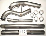 DIESELR Downpipe Back Exhaust - Single (2020-2025 Ford 6.7L F250/F350 Powerstroke)
