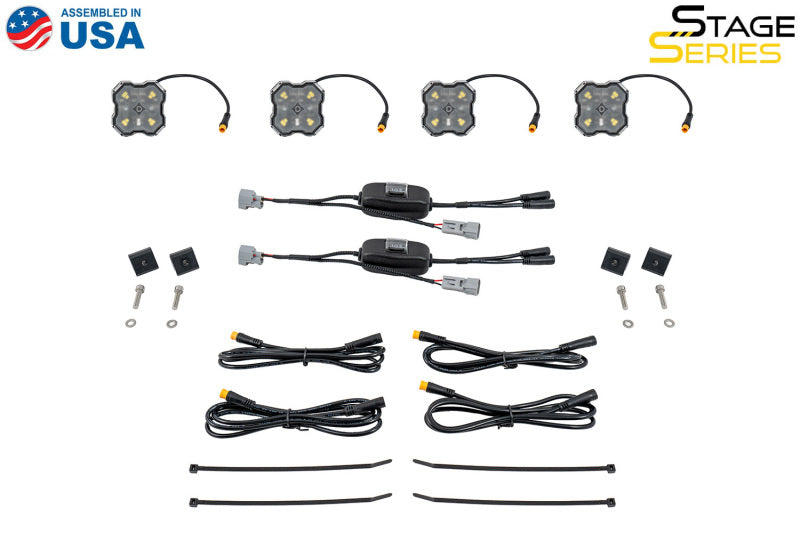 Kit d'éclairage de caisse à LED Diode Dynamics Stage Series pour Toyota Tacoma - Blanc diffus
