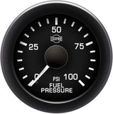 Isspro 2 1/16" 0-100PSI Fuel Pressure Gauge with Built-in Warning Light Isspro