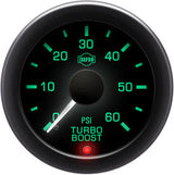 Isspro EV2 2 1/16" 0-60 psi Boost Gauge with Built-in Warning Light Isspro