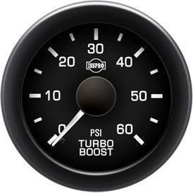 Isspro EV2 2 1/16" 0-60 psi Boost Gauge with Built-in Warning Light Isspro