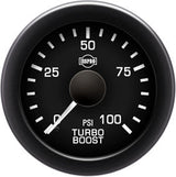 Isspro EV2 2 1/16" 0-100 psi Boost Gauge with Built-in Warning Light Isspro