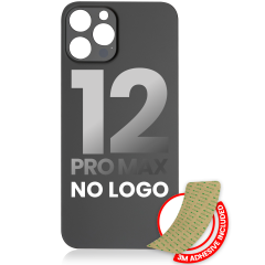 Back Glass With 3M Adhesive - iPhone 12 Pro Max Mobile Sentrix