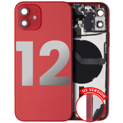Back Housing With Small Components Pre-Installed - IP12 (iPhone 12) TekShack