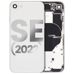 Back Housing W/ Small Components Pre-Installed - iPhone SE (2022) TekShack