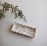 Carved Feather Tray KB Decor & More