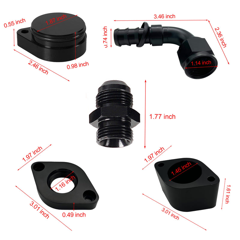 5" DPF/EGR/DEF/CCV Delete 2011-2019 6.7L Ford Powerstroke All-in-One Kit