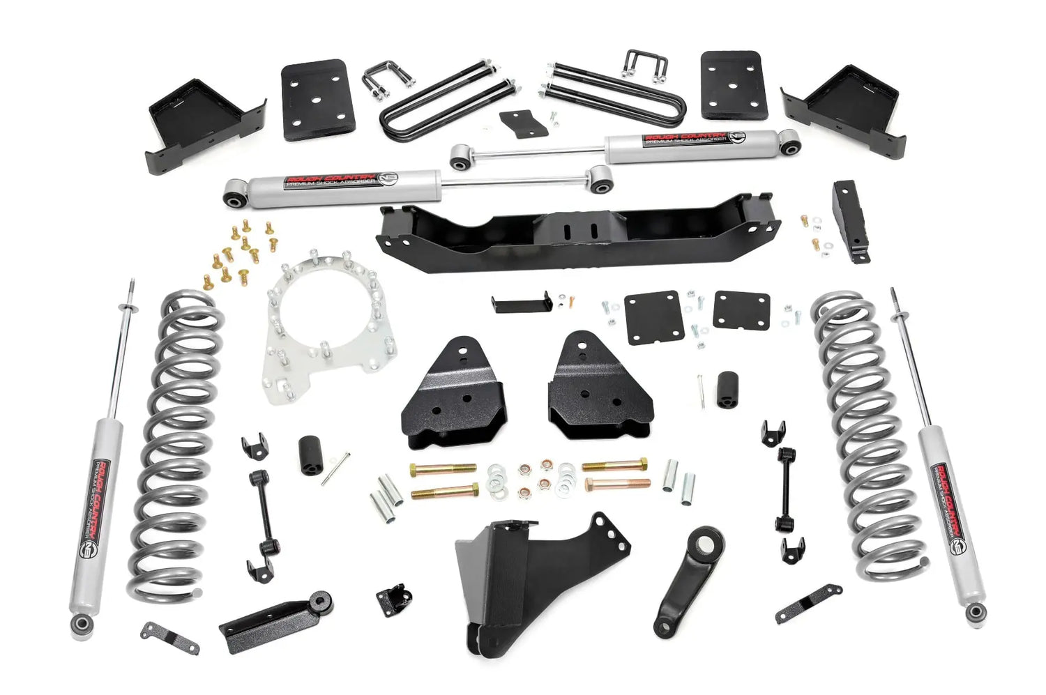 Rough Country 4.5 Inch Suspension Lift Kit Ford F-250/F-350 Super Duty 4WD 2017-2022 55020