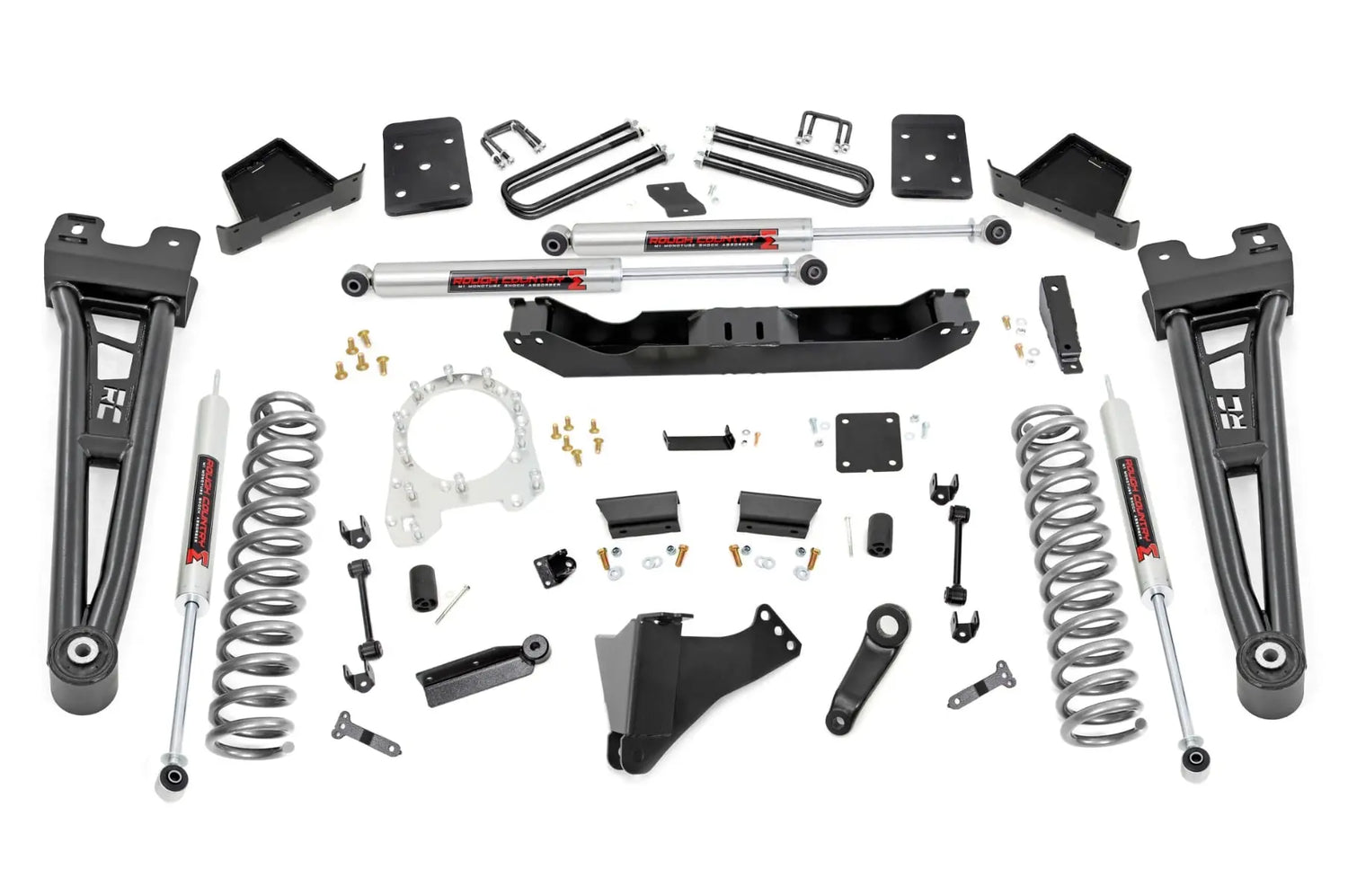Rough Country 6 Inch Radius Arm Lift Kit Ford F-250/F-350 Super Duty 4WD 2017-2022 55630-config