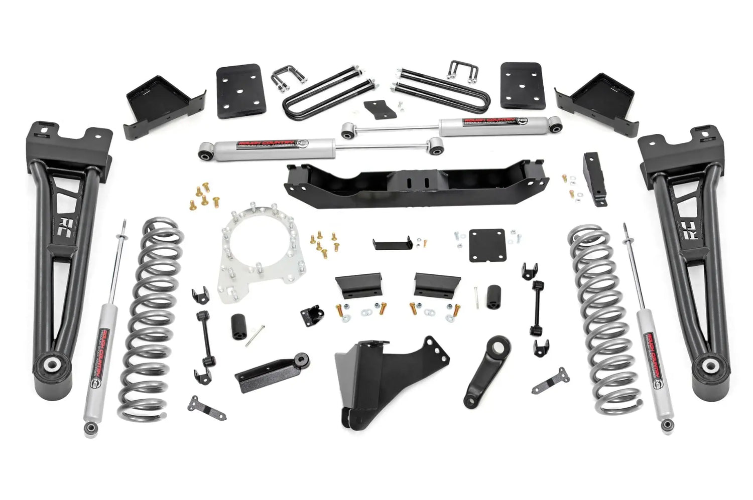 Rough Country 6 Inch Radius Arm Lift Kit Ford F-250/F-350 Super Duty 4WD 2017-2022 55630-config