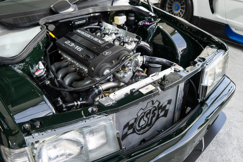 CSF 84-88 Mercedes-Benz W201 190E 2.3L - 16 avec A/C Radiateur en aluminium haute performance