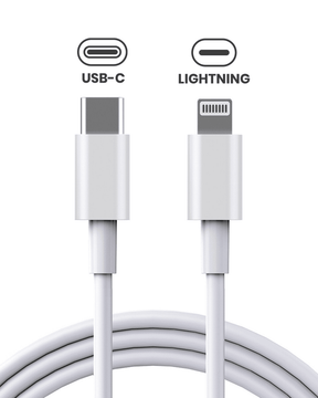 USB-C to Lightning Cable (3ft.) For iPhone / iPad (OEM Grade A) TekShack